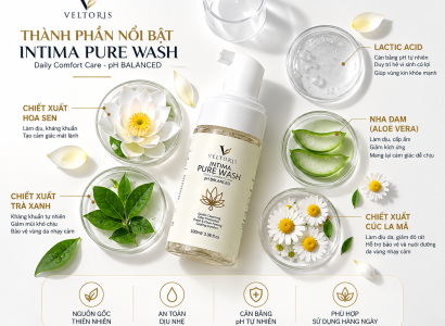 THÀNH PHẦN NỔI BẬT INTIMA PURE WASH