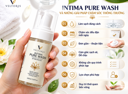 INTIMA PURE WASH VÀ NHỮNG GIẢI PHÁP CHĂM SÓC THÔNG THƯỜNG
